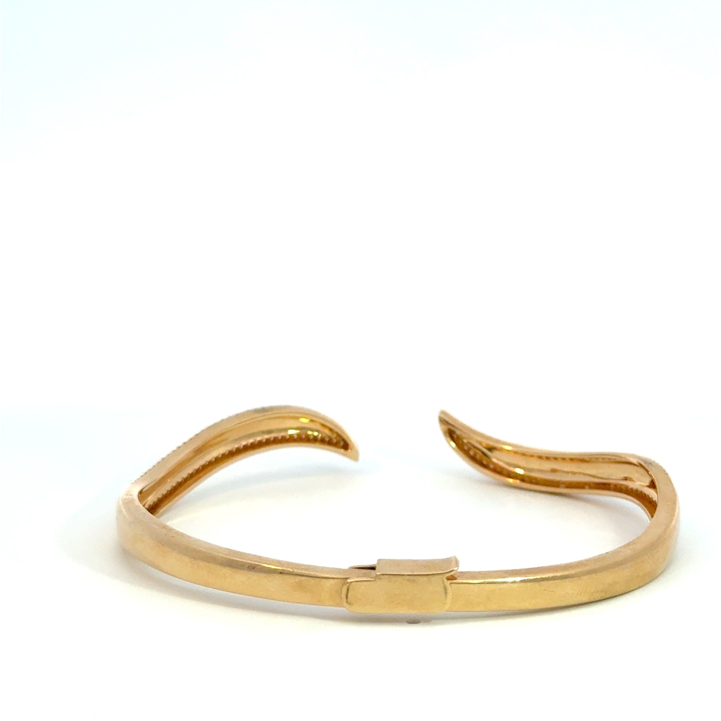 Wave diamond bracelet