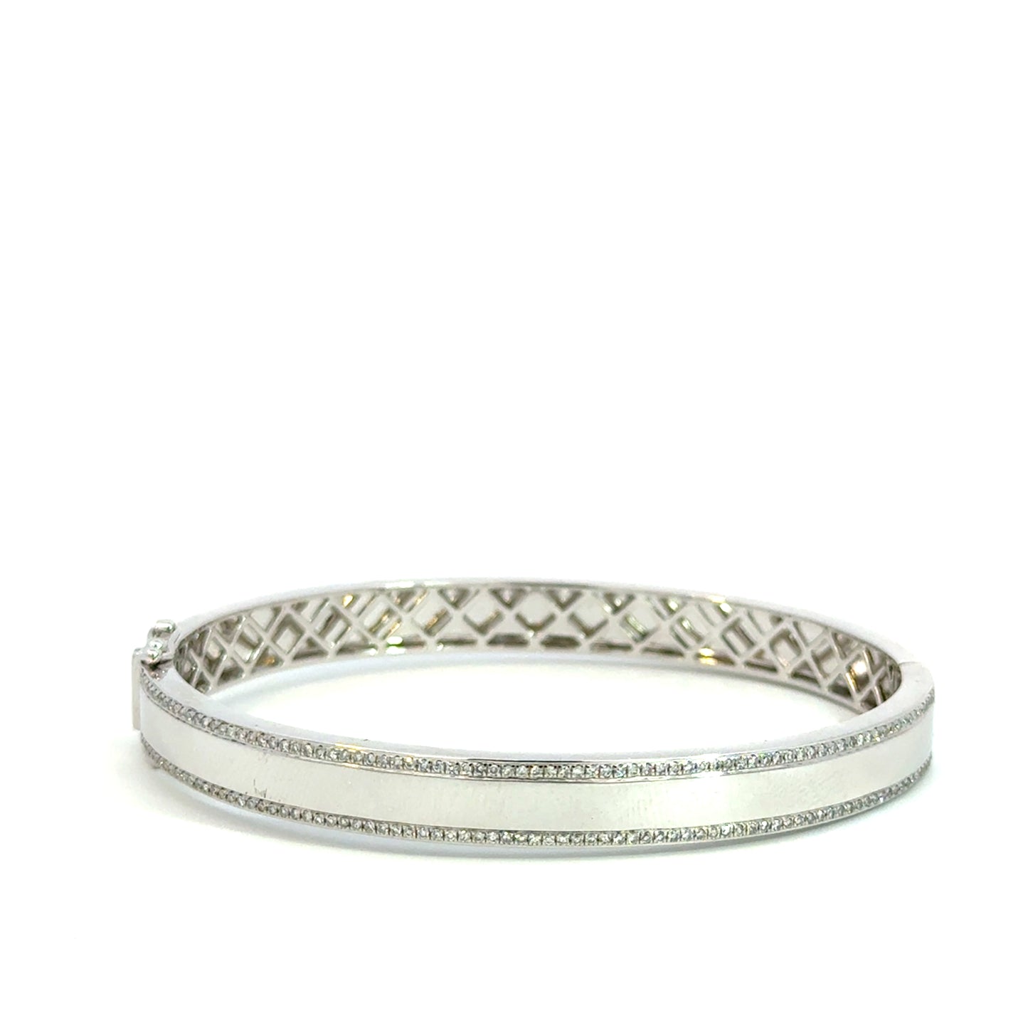 Diamond bangle bracelet