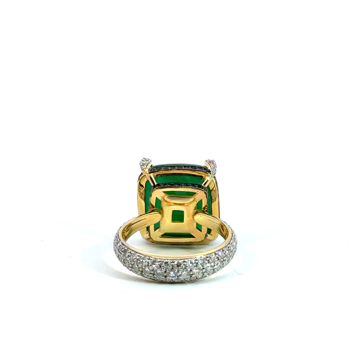 Sugarloaf Emerald Diamond ring