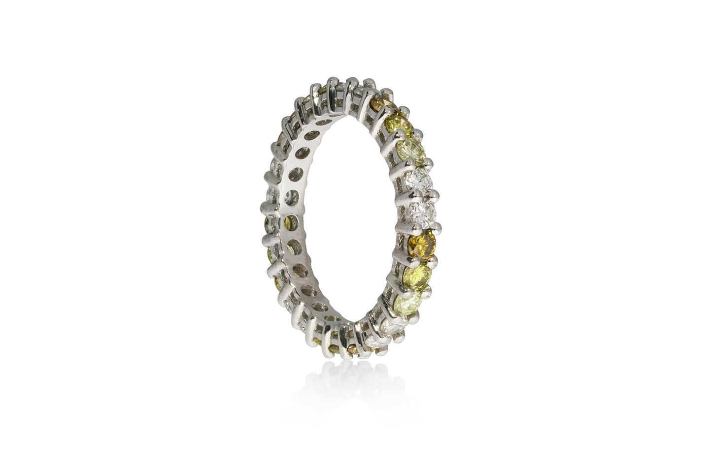 Fancy Yellow Diamond Band Ring