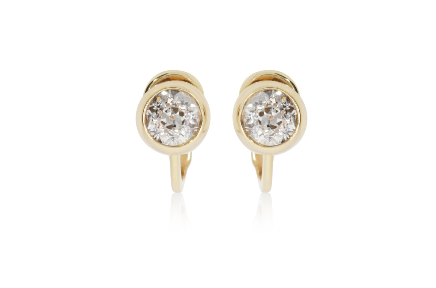 Diamond Clip Earrings