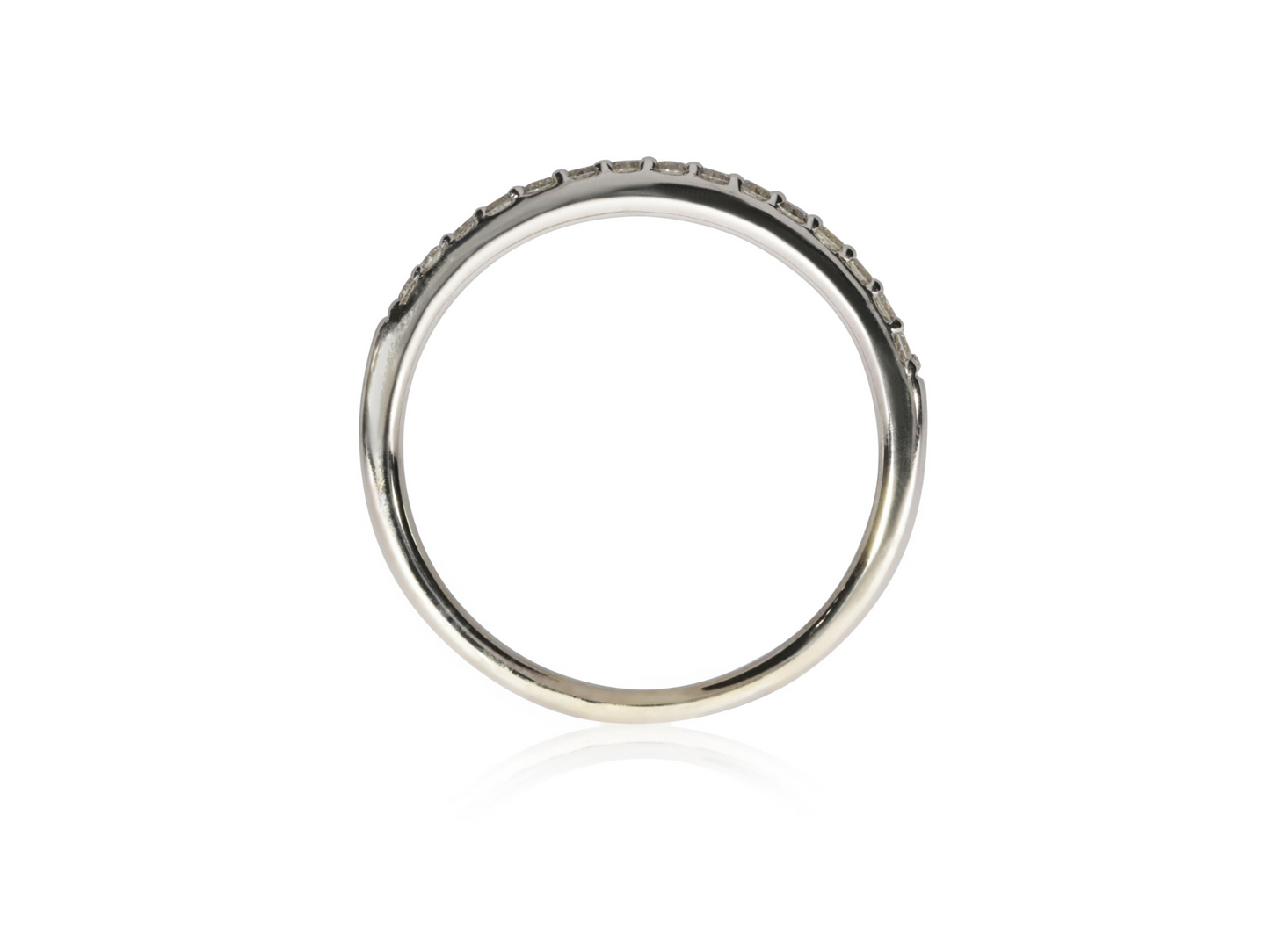 White Gold Diamond Band Ring