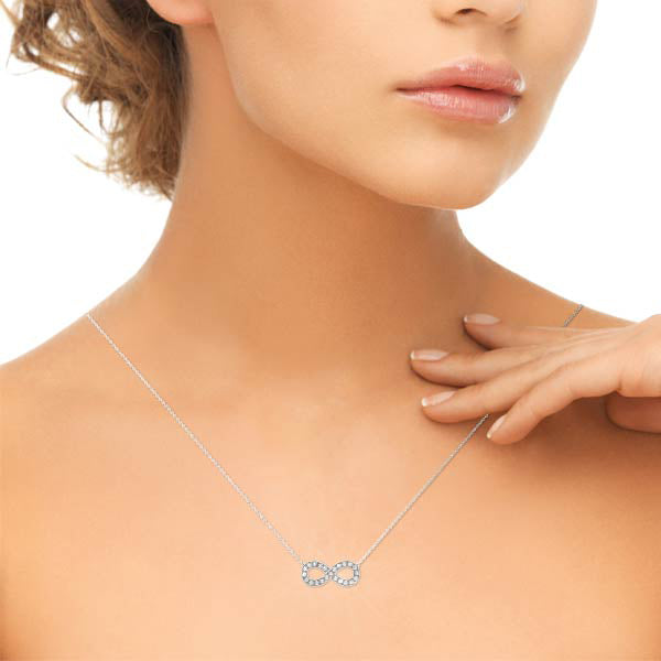 INFINITY DIAMOND NECKLACE