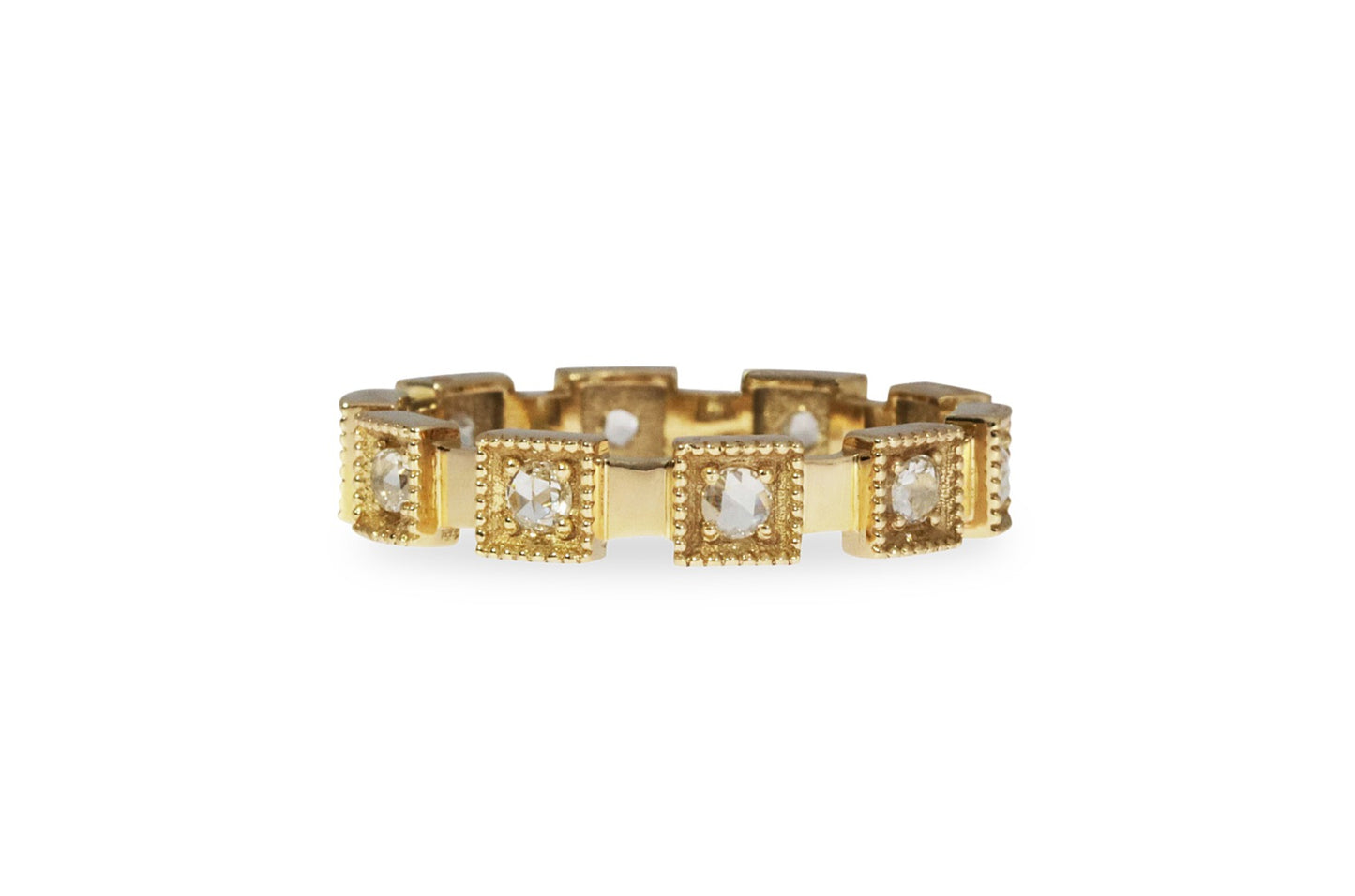 Yellow Gold Diamond Band Ring