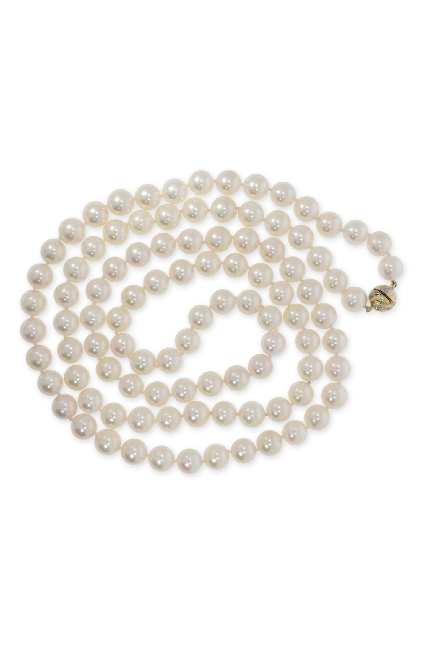 Pearls Yellow Gold Necklace