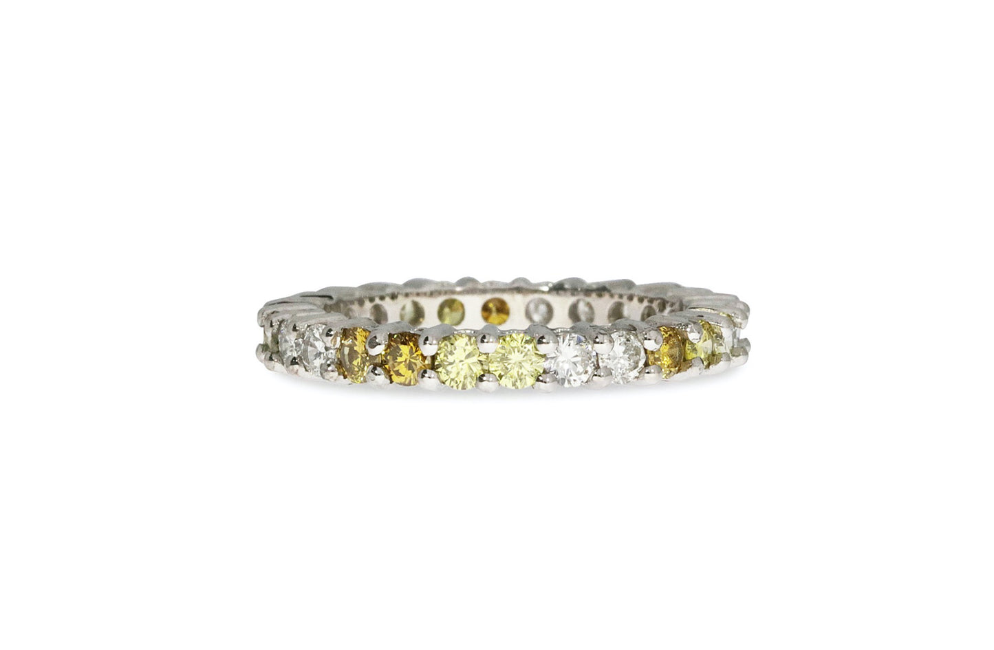 Fancy Yellow Diamond Band Ring
