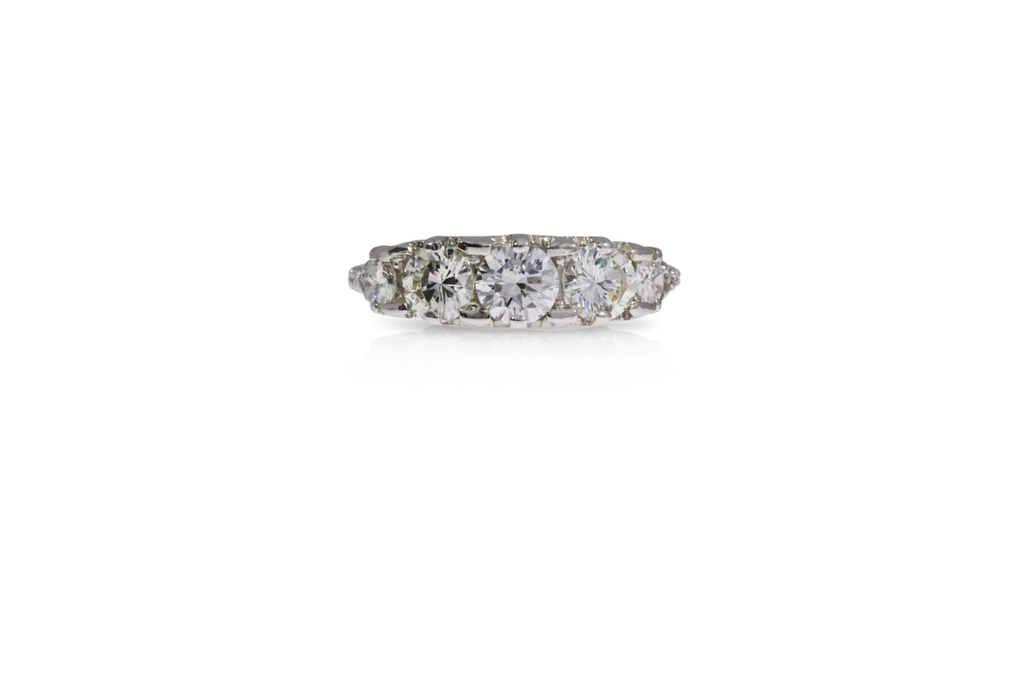 Platinum Stone Ring