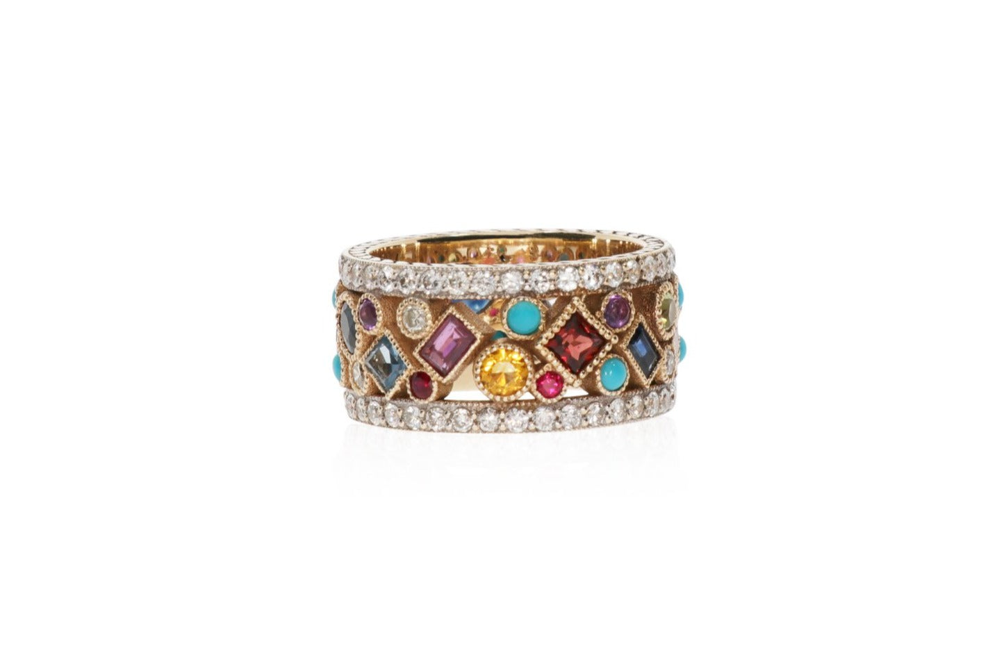 Multi Color Band Ring