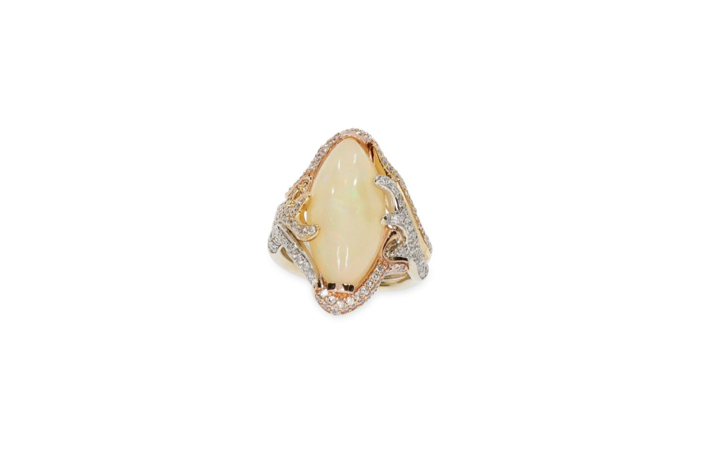 Three Tone Opal Ring