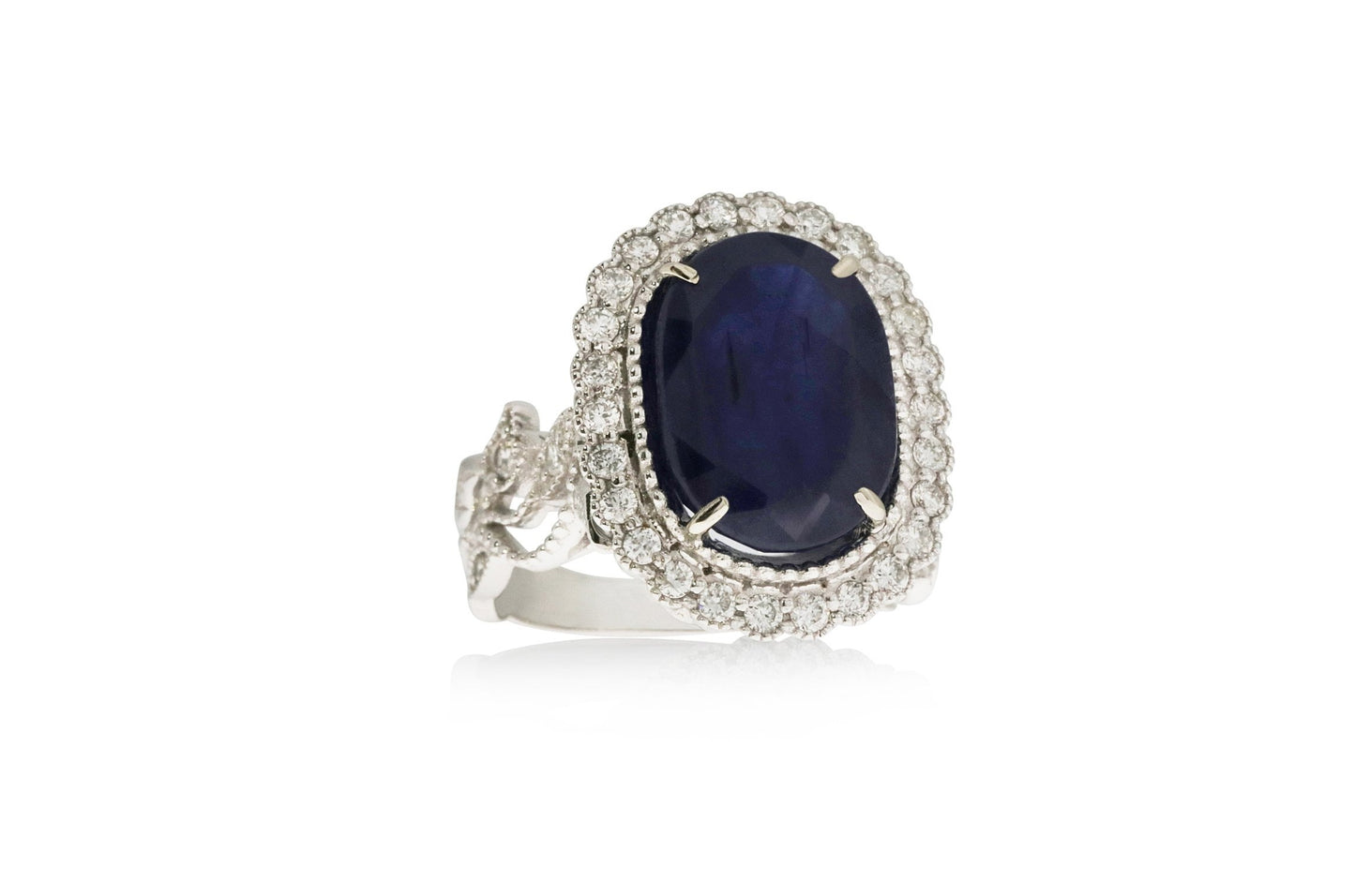 Sapphire and Diamond Ring