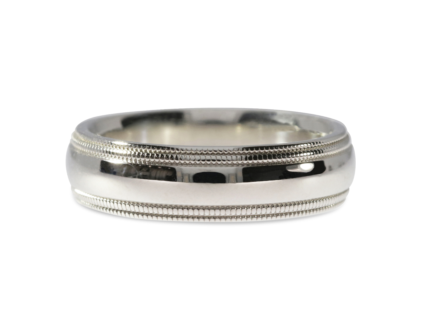 Platinum Wedding Band Size 9 Ring