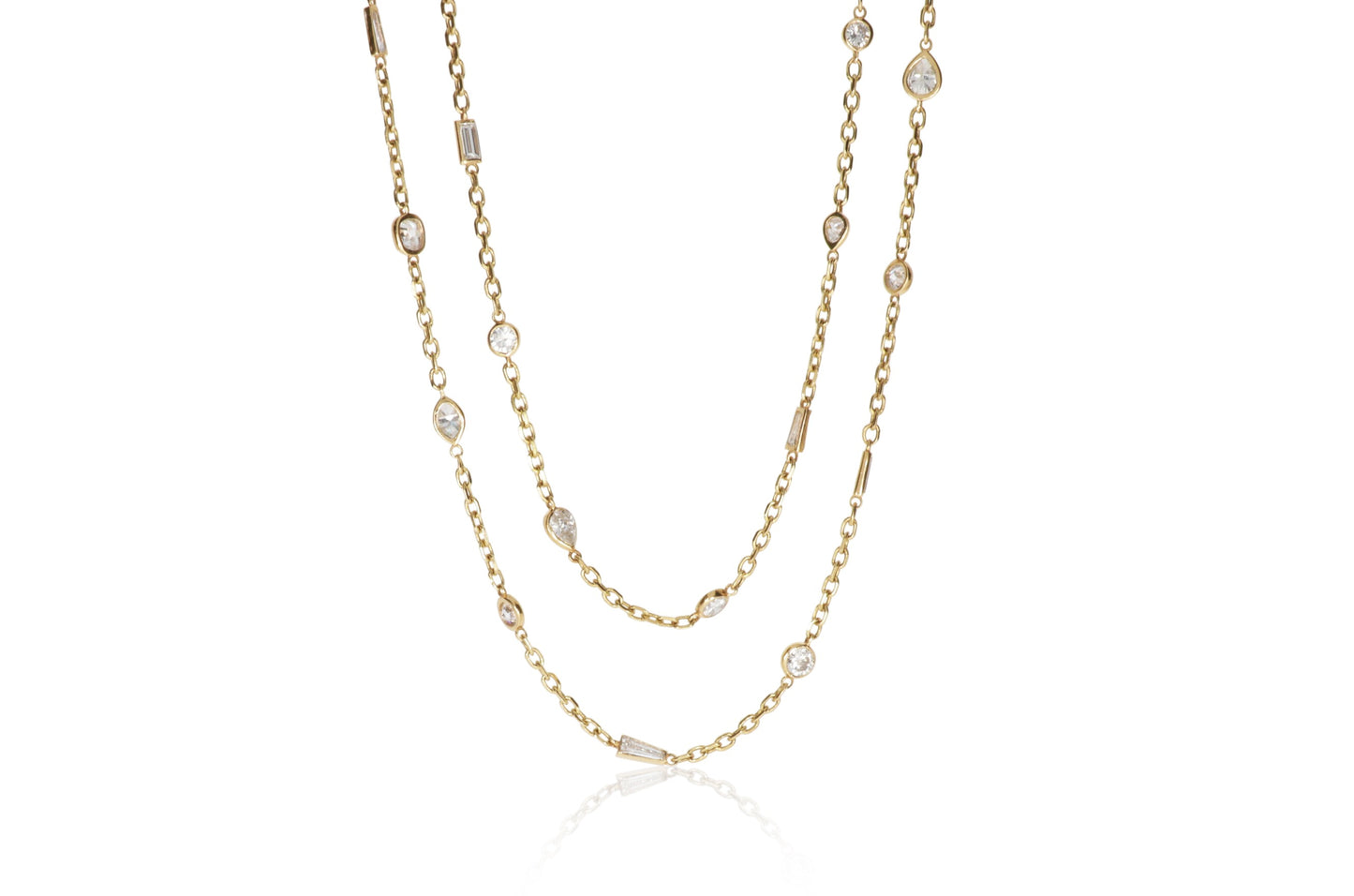 Diamond by the yard Necklace