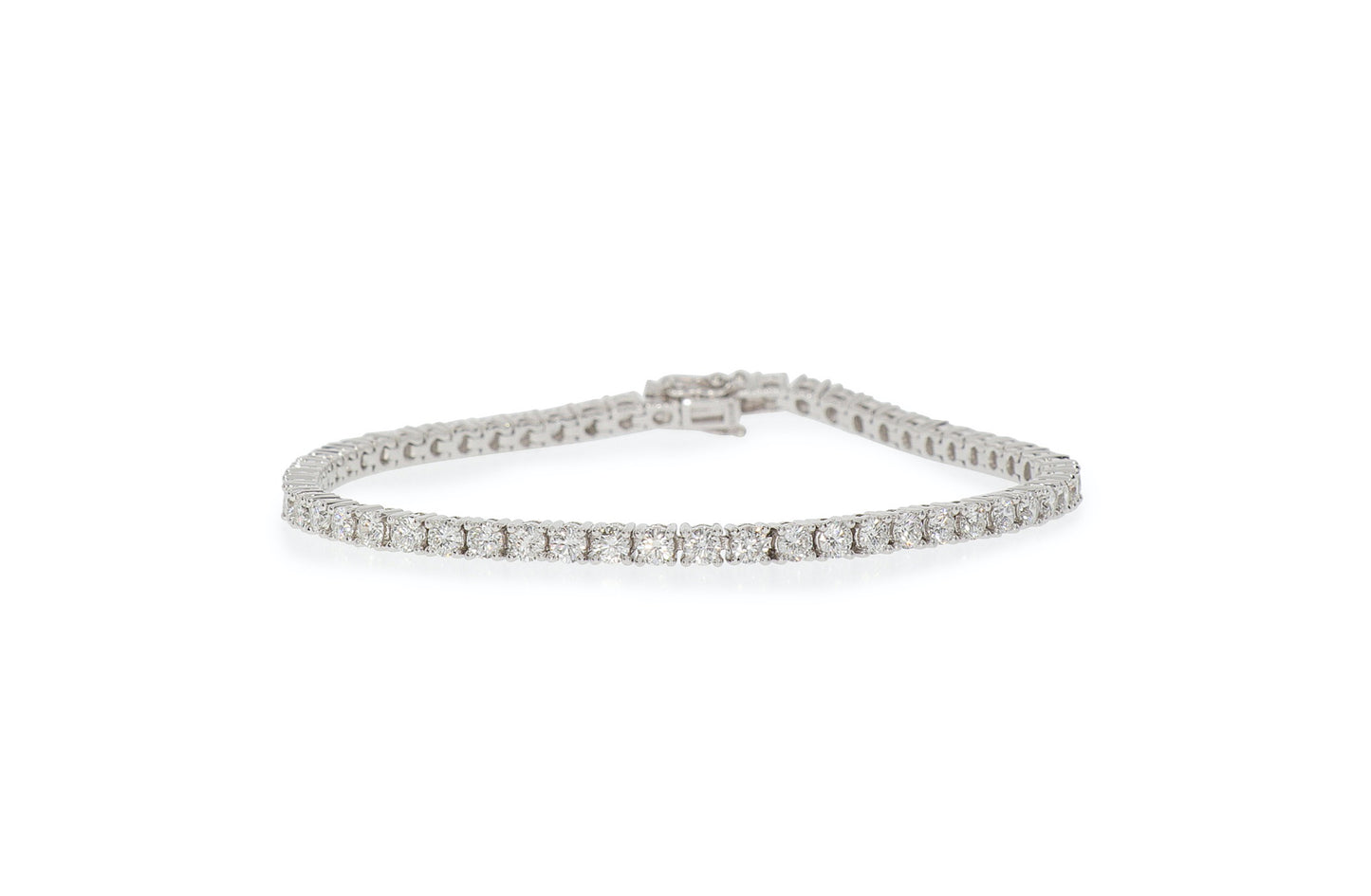 White Gold Tennis Bracelet
