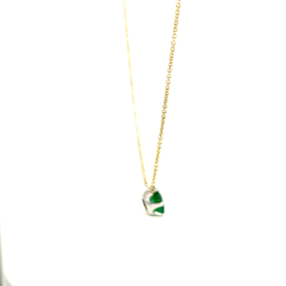EMERALD DROP NECKLACE