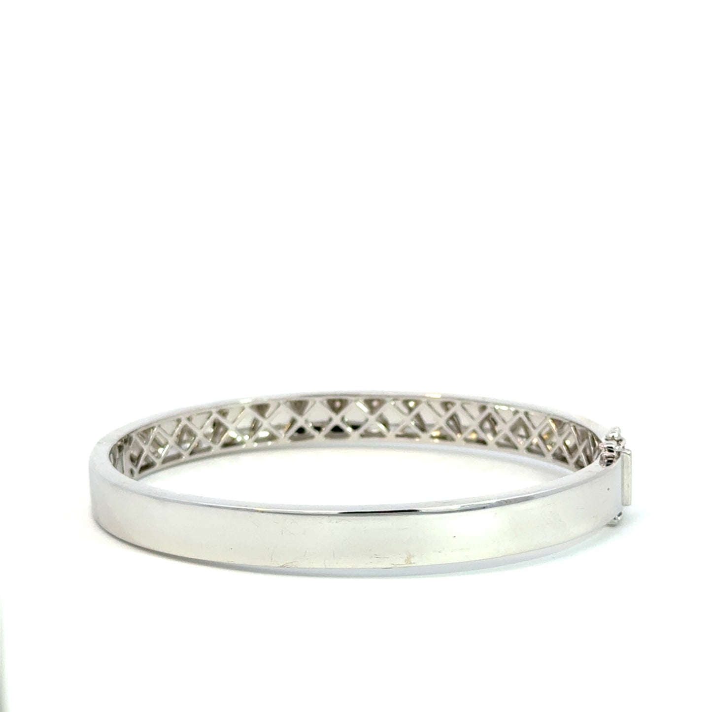 Diamond bangle bracelet