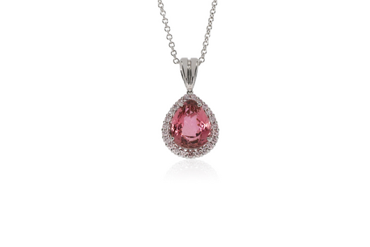 Pink Tourmaline Pendant