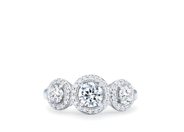 THRE STONE DIAMOND RING