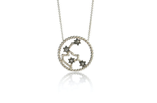 Zodiac Necklace Diamond "Aquarius"