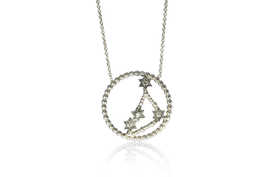 Zodiac necklace Diamond "Capricorn"