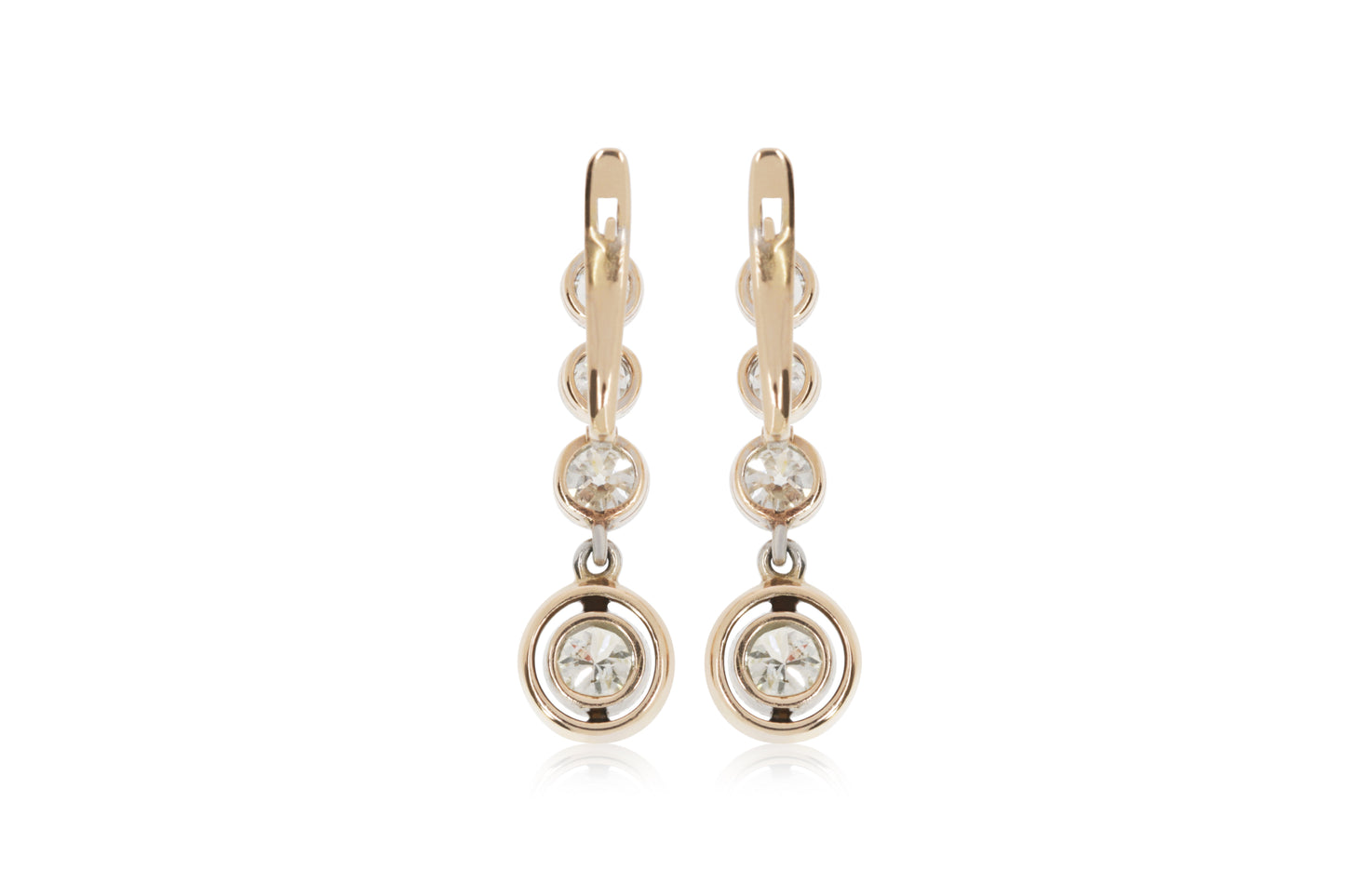 Platinum earrings