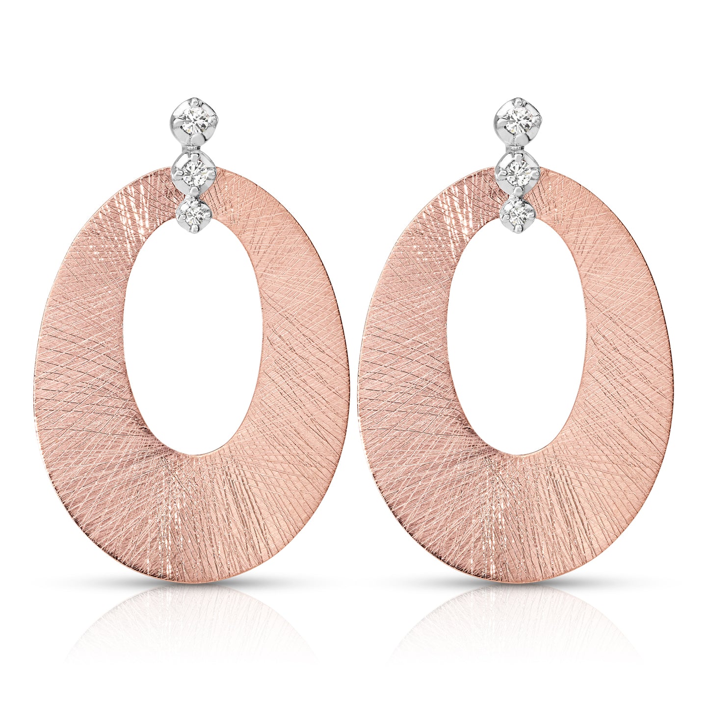 OVAL DROP EARRINGS