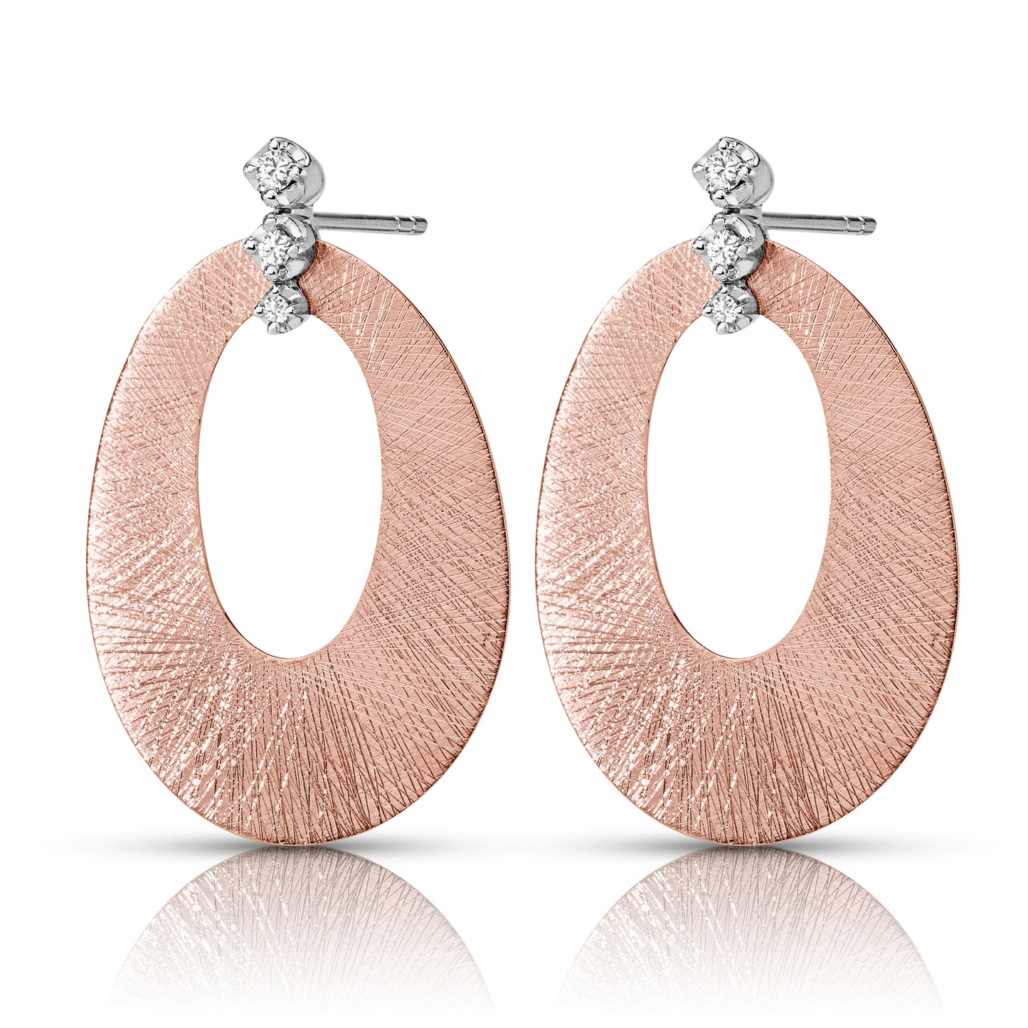 OVAL DROP EARRINGS