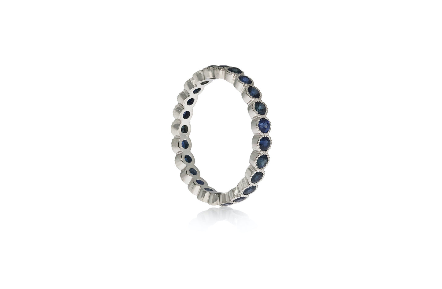 Sapphire Eternity Band Size 7 Ring