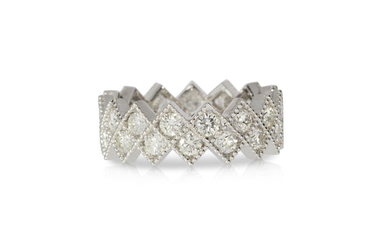 White Gold Band Ring