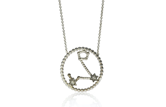 Zodiac Necklace Diamond "Pisces"