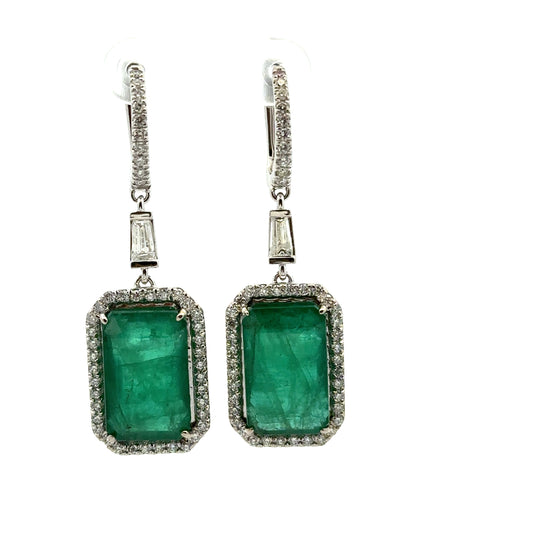 ENERALD DRIP EARRINGS